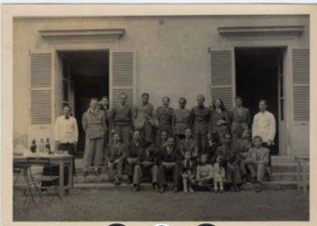 hcm meeting at aubrac house 1946